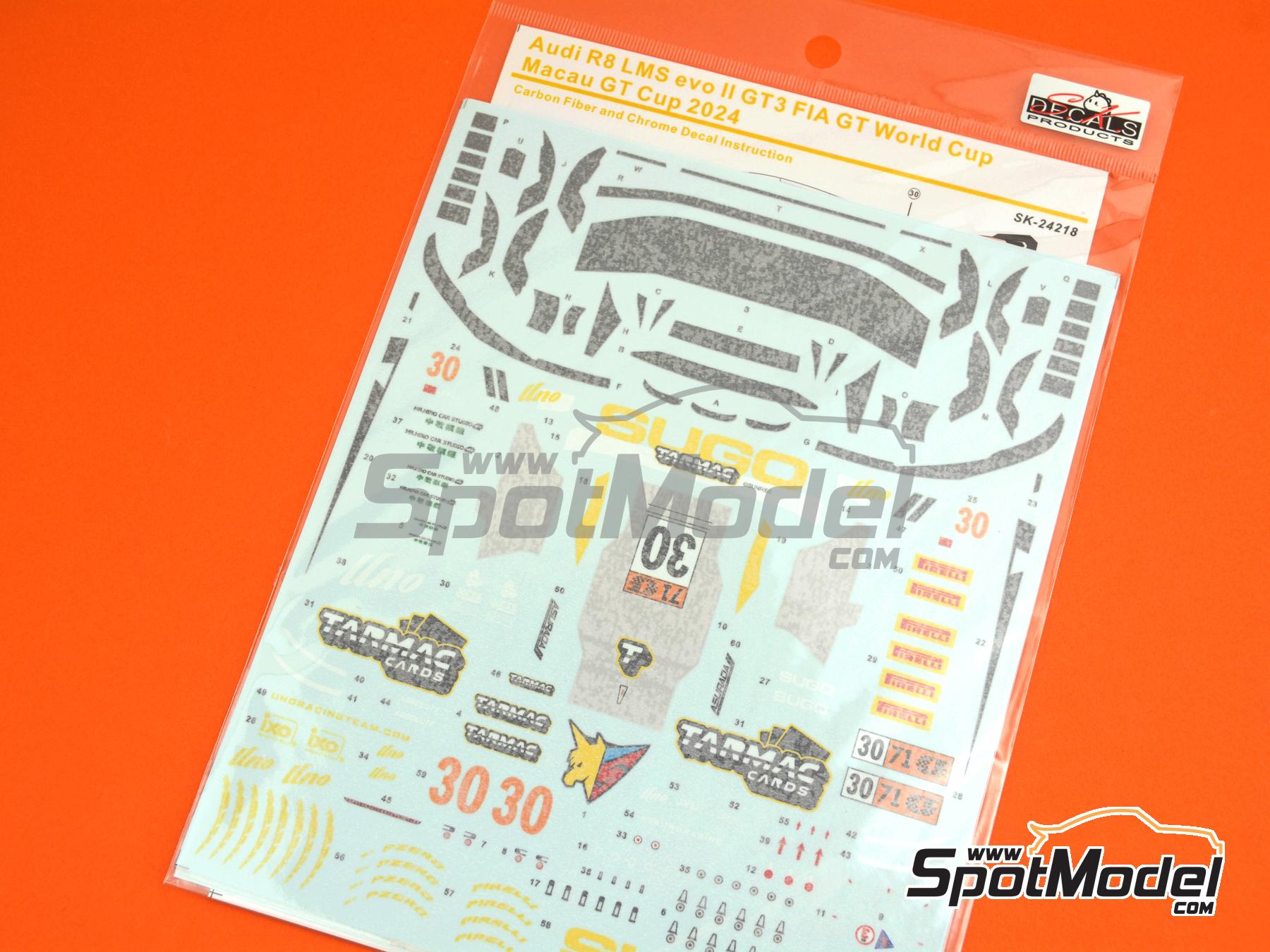 SK Decals SK-24218: Marking / livery 1/24 scale - Audi R8 LMS Evo